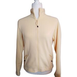 Weatherproof Jacket Long Sleeve Yellow Fleece Size Medium